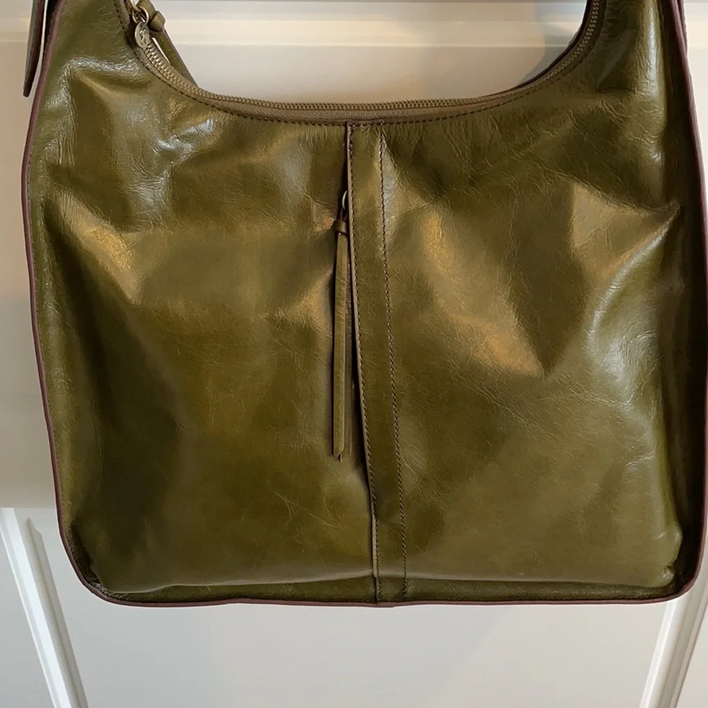 HOBO Marley Evergreen Leather Shoulder Bag